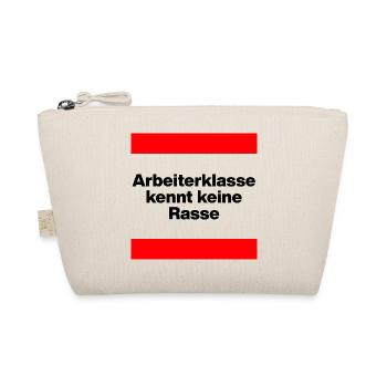 ARBEITERKLASSE KENNT KEINE RASSE, NIE WIEDER JETZT - Bio-Täschchen - Natur - Vorne