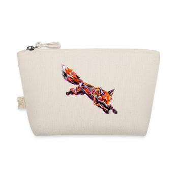 Geometric Cyber Fox - Organic Pouch - nature - Front