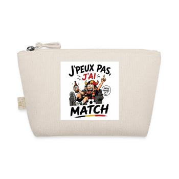 J’peux pas j’ai match - Trousse biologique - nature - Devant