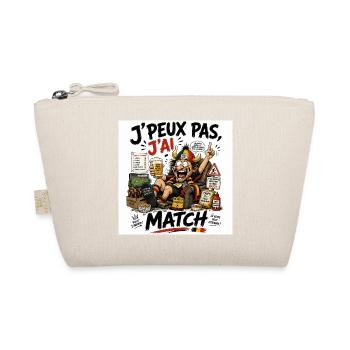 J'peux pas j'ai match - Trousse biologique - nature - Devant