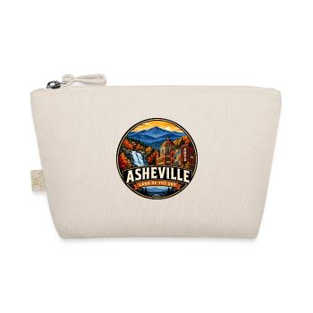 Insigne vintage de montagne Asheville Land of the Sky - Trousse biologique - nature - Devant