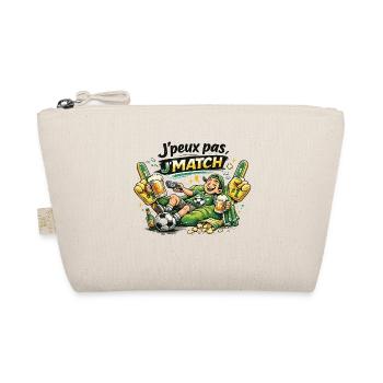 J'match Fête Foot et Bière - Trousse biologique - nature - Devant