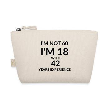 60 Birthday - Organic Pouch - nature - Front
