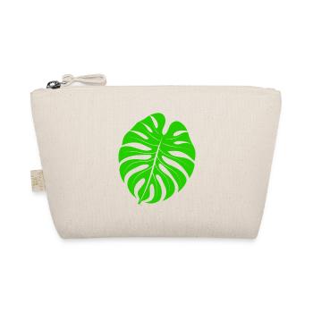 Leaf monstera - Organic Pouch - nature - Front