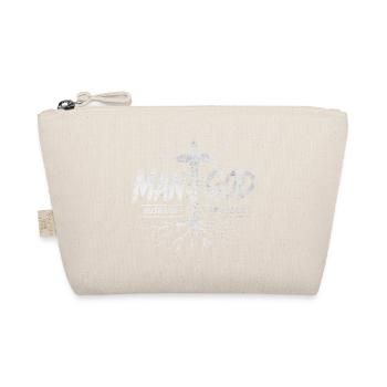 Man of God: Husband Dad Protector - Christian - Organic Pouch - nature - Front
