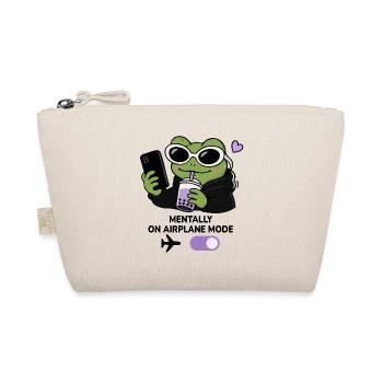 Lunettes de soleil esthétiques Gen Z Frog Boba Kawaii Drôle - Trousse biologique - nature - Devant