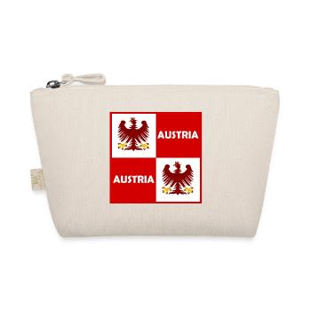 Doppeladler Rot Weiss Block - Bio-Täschchen - Natur - Vorne