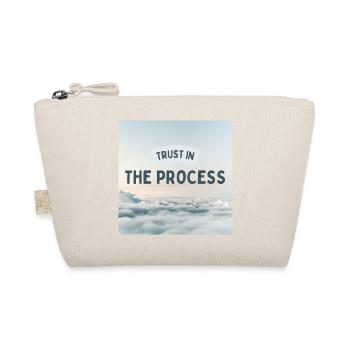 Conception inspirante de citation Trust In The Process - Trousse biologique - nature - Devant