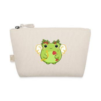 Grenouille d’amour avec arc en forme de cœur - Trousse biologique - nature - Devant