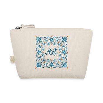 Ornate "ART" lettering – Creative Design - Organic Pouch - nature - Front