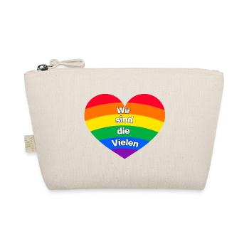 WIR SIND DIE VIELEN, DEMOKRATIE, PRIDE, LGBTQ+ - Bio-Täschchen - Natur - Vorne