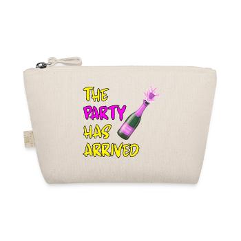 THE PARTY HAS ARRIVED, KANN LOS GEHEN MAUS - Bio-Täschchen - Natur - Vorne