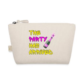 THE PARTY HAS ARRIVED, KANN LOS GEHEN MAUS - Bio-Täschchen - Natur - Vorne