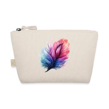 Prismatic Feather Gradient - Organic Pouch - nature - Front