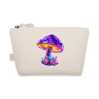 Crystal Geometric Mashroom - Organic Pouch - nature - Front