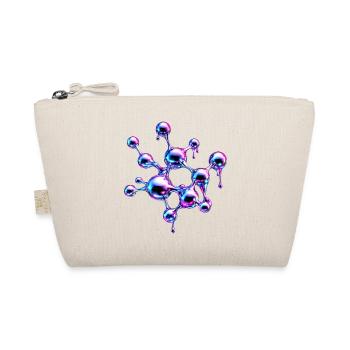 Liquid Metal Molecule Art - Organic Pouch - nature - Front
