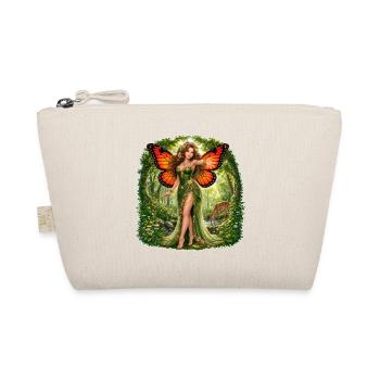 Green Fairy - Guardian of the Forest - Organic Pouch - nature - Front