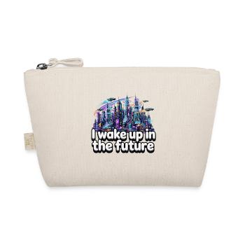 I wake up in the future - Neon Cyberpunk City - Organic Pouch - nature - Front