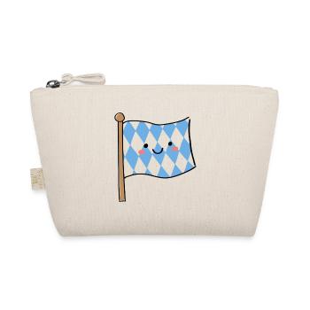 Cute Bavaria Flag Kawaii - Organic Pouch - nature - Front