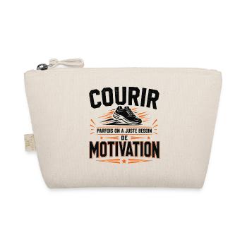 courir T-shirt Courir Besoins De Motivation Runnin - Trousse biologique - nature - Devant