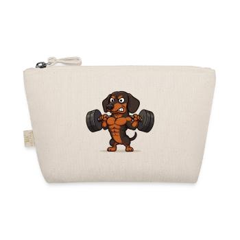 Fitness dachshund – powerhouse in the gym - Organic Pouch - nature - Front