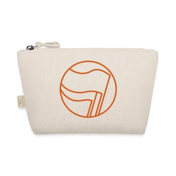 antifa orange - Bio-Täschchen - Natur - Vorne