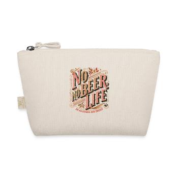 No Beer No Life – Alcohol Humor - Organic Pouch - nature - Front