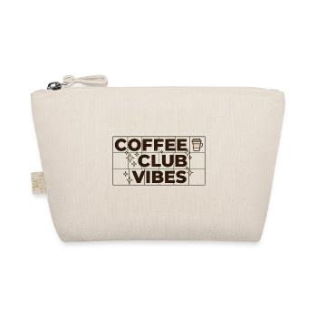 Coffee Club Vibes – Coffee Design Gift - Organic Pouch - nature - Front
