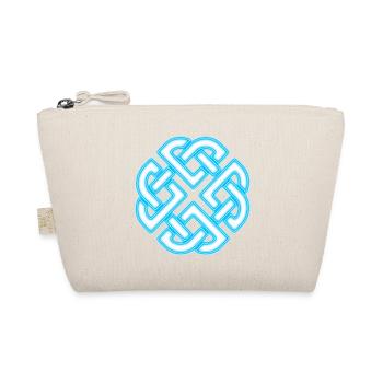 Neon Celtic Knot Infinity - Organic Pouch - nature - Front