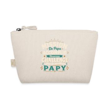 Mission De Papa Accomplie Cadeau Pour Futur Papy - Trousse biologique - nature - Devant
