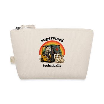 Bären-Forklift Regenbogen Ducks - Bio-Täschchen - Natur - Vorne
