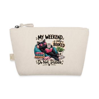My Weekend Is Fully Booked - Organic Pouch - nature - Front