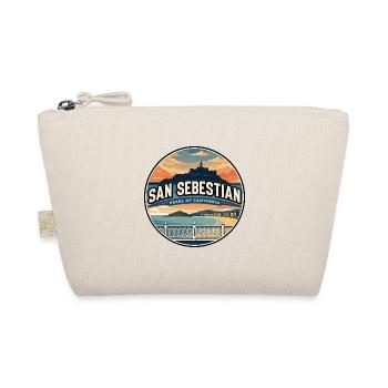 Insigne rétro de la La Concha de San Sebastian - Trousse biologique - nature - Devant