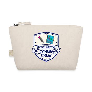 Education Time | Learning Crew Shirt - Organic Pouch - nature - Front