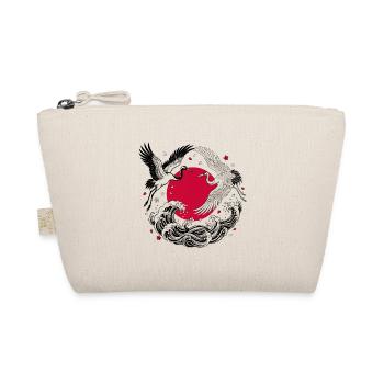 JAPANESE CRANES - Bio-Täschchen - Natur - Vorne