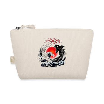 KOI FISH YIN YANG - Bio-Täschchen - Natur - Vorne
