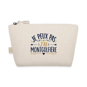 Je peux pas j'ai montgolfière - Trousse biologique - nature - Devant