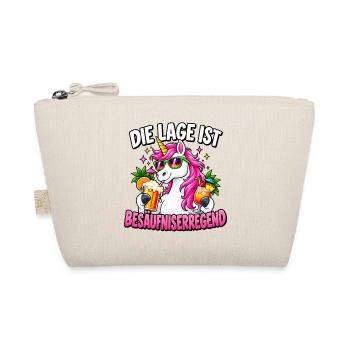 Besäufniserregendes Einhorn Party - Bio-Täschchen - Natur - Vorne