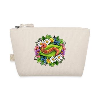 Centipede Cartoon - Organic Pouch - nature - Front