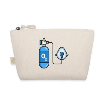 Blauer Sauerstofftank - Bio-Täschchen - Natur - Vorne