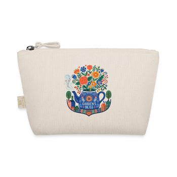 Floral Folk Krug – Gartens Glückseligkeit - Bio-Täschchen - Natur - Vorne