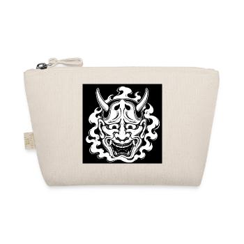 Hannya Maske - Bio-Täschchen - Natur - Vorne