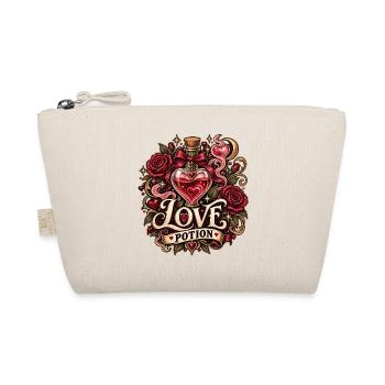 Love Potion – Romantischer Zaubertrank - Bio-Täschchen - Natur - Vorne