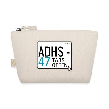 ADHS – 47 Tabs offen - Bio-Täschchen - Natur - Vorne