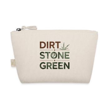 Dirt Stone Green – Landschaftsbau & Gartenbau Desi - Bio-Täschchen - Natur - Vorne