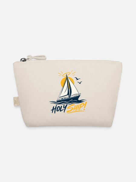 Holy Ship! – Lustiges Segler Design - Bio-Täschchen - Natur