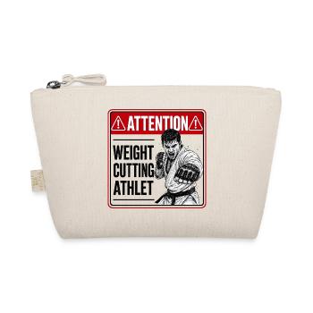 Attention weight cutting athlet - Bio-Täschchen - Natur - Vorne