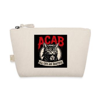 ACAB – ALL CATS ARE BEAUTIFUL - Bio-Täschchen - Natur - Vorne