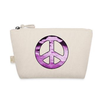 peace_pink - Bio-Täschchen - Natur - Vorne
