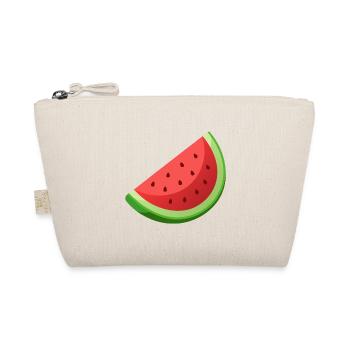 Wassermelonenscheibe - Bio-Täschchen - Natur - Vorne